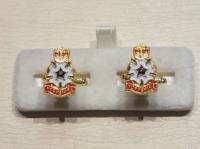 Yorkshire Volunteer enamelled cufflinks