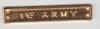 1st Army full sized medal bar