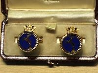 HMS Active enamelled cufflinks