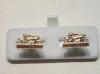 Kings Own Regiment enamelled cufflinks