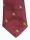 Royal Artillery (Gold Motifs on Maroon) polyester crested tie 12