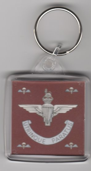 Parachute Regiment plastic key ring - Click Image to Close