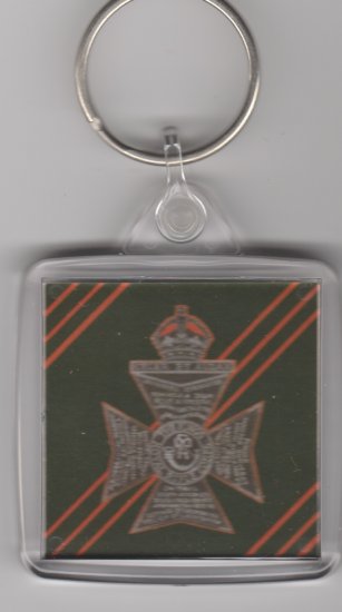 King's Royal Rifle Corps key ring - Click Image to Close