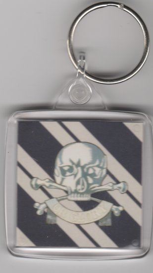 17/21st Lancers plastic key ring - Click Image to Close