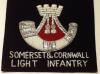 Somerset & Cornwall Light Infantry blazer badge