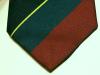Cameron Highlanders, The Queen's Own polyester striped tie