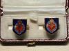 Welsh Guards shield enamelled cufflinks