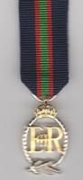 Royal Naval Volunteer Reserve Decoration E2R Miniature medal