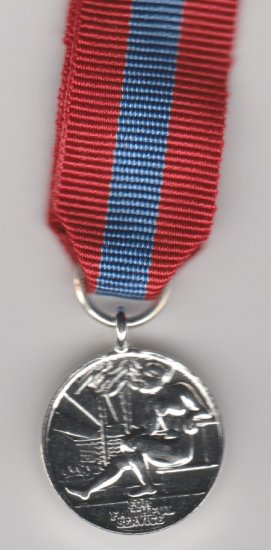 Imperial Service Medal GV1 miniature medal - Click Image to Close