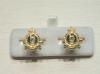 Adjutant General's Corps enamelled cufflinks