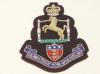The King's Troop RHA (with Scroll) blazer badge