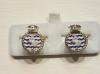 HMS Vidal enamelled cufflinks