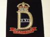 22nd Dragoons blazer badge