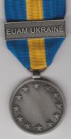 EUESDP EUAM bar Ukraine HQ&Forces full size medal