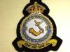253 Hyderabad Squadron RAF KC wire blazer badge