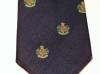 Royal Engineers crested silk tie