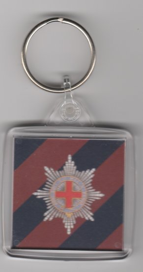 Coldstream Guards plastic key ring - Click Image to Close