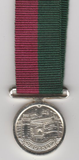 Ghunzee 1839 miniature medal - Click Image to Close