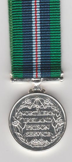 Northern Ireland Prison Service Long Service miniature medal - Click Image to Close