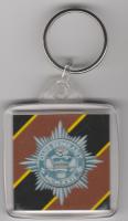 4th/7th Dragoon Guards plastic key ring