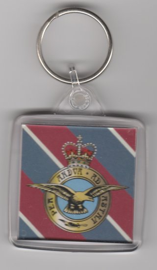 Royal Air Force plastic key ring - Click Image to Close