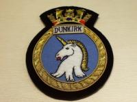 HMS Dunkirk blazer badge