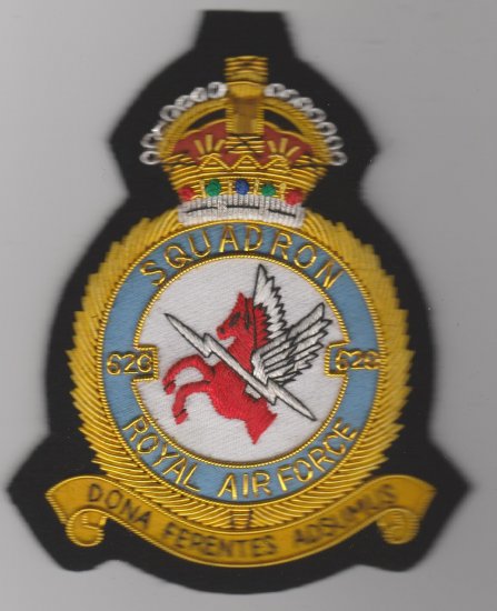 620 Squadron Royal Air Force King's Crown blazer badge - Click Image to Close