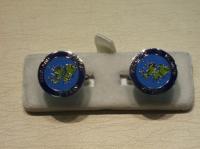 Falkland Islands Veterans enamelled cufflinks
