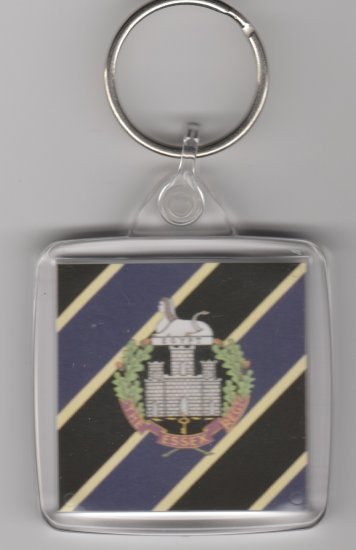 Essex regiment plastic key ring - Click Image to Close