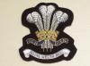 Royal Welsh Regiment with title blazer badge