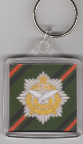 Queen's Own Gurkha Logistics Regiment plastic key ring - Click Image to Close