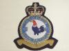 43 Squadron QC RAF blazer badge