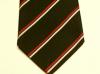 Cheshire Regiment polyester striped tie