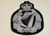 Royal Irish Regiment all Silver crest blazer badge 144