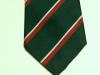 Welch Regiment polyester striped tie