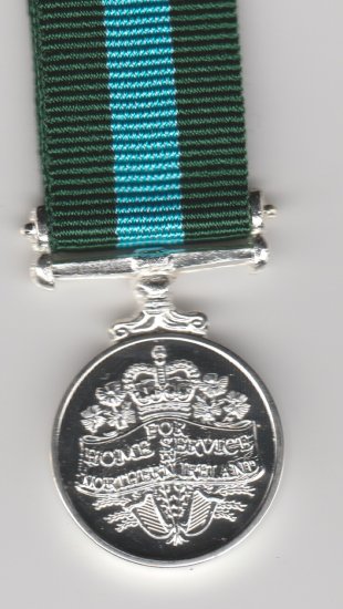 Northern Ireland Home Service full size copy medal - Click Image to Close