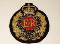 Royal Engineers Queens Crown blazer badge
