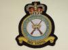 RAF Regiment Queens Crown blazer badge