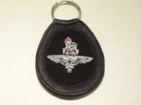 Parachute Regiment leather key ring