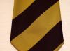Princess of Wales' Royal Regiment polyester striped tie 100
