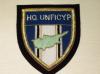HQ UNFICYP blazer badge