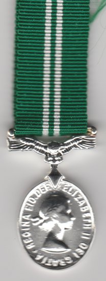 Air Efficiency Award EIIR miniature medal - Click Image to Close