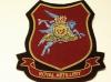 Royal Artillery Airborne shield blazer badge
