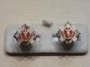 Royal Scots Regiment enamelled cufflinks