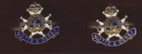 Notts and Derby Regiment enamelled cufflinks