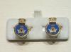 HMS Ark Royal enamelledcufflinks