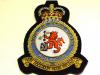 RAF Station Acklington wire blazer badge