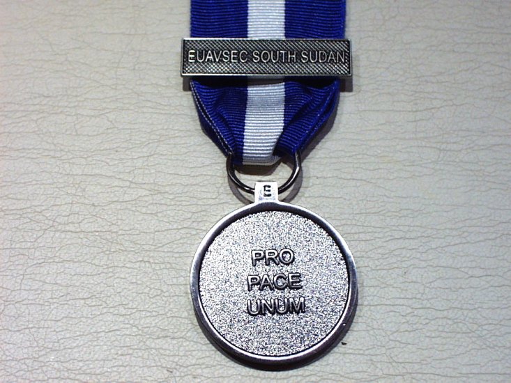 EUESDP Euvasec South Sudan Planning and Support full size medal - Click Image to Close
