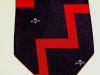 7th Parachute Regiment RHA silk crest/stripe tie