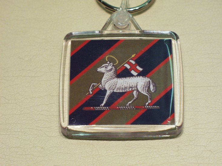 Queen's Royal West Surrey Regiment key ring - Click Image to Close